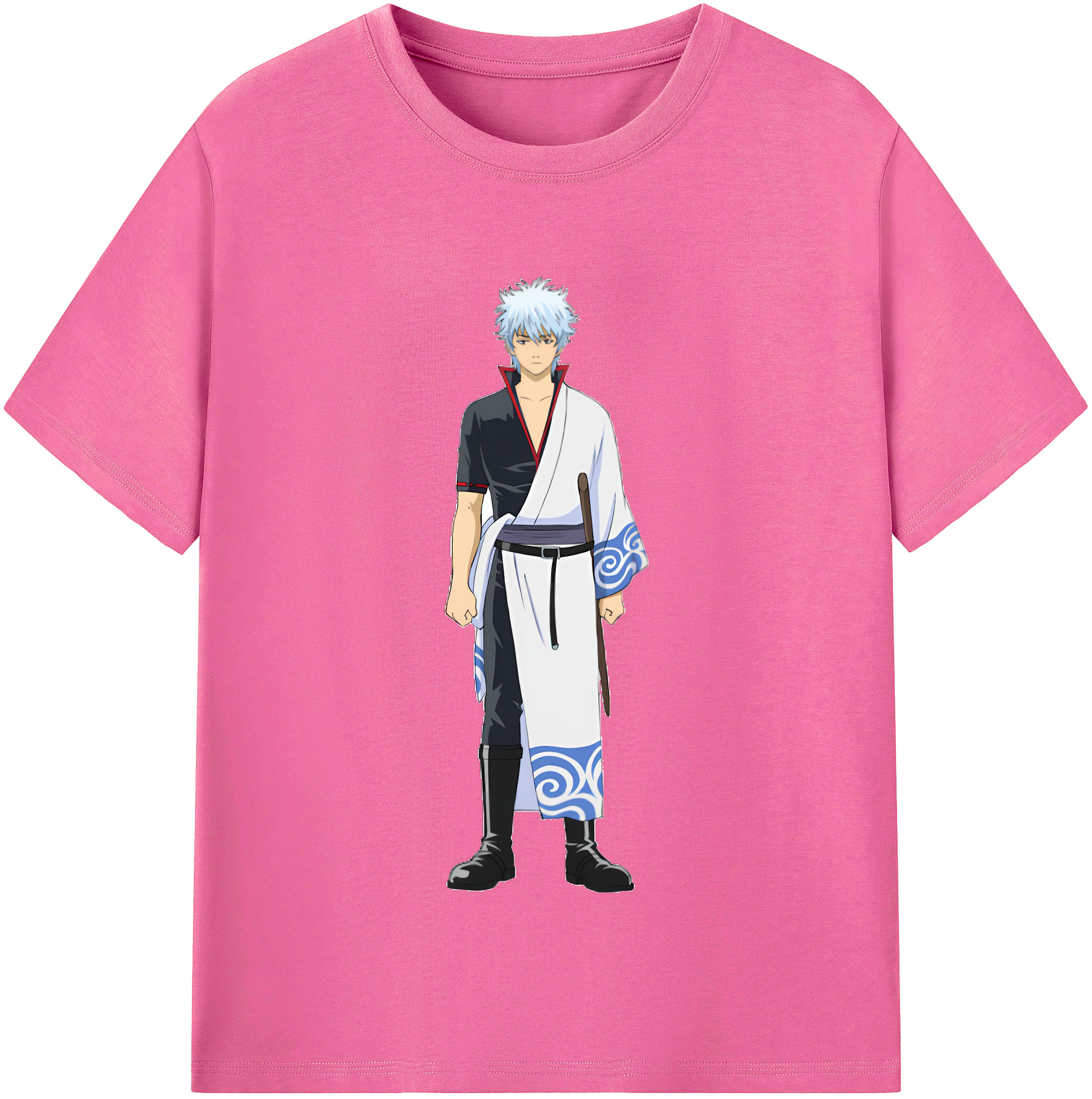 （画像用） ぎんたま 坂田銀時（さかたぎんとき） 神楽 志村新八（しむら しんぱち） GINTAMA Sakata Gintoki Kagura Shimura Shinpachi レディースカジュアルプリントTシャツ（綿100％）